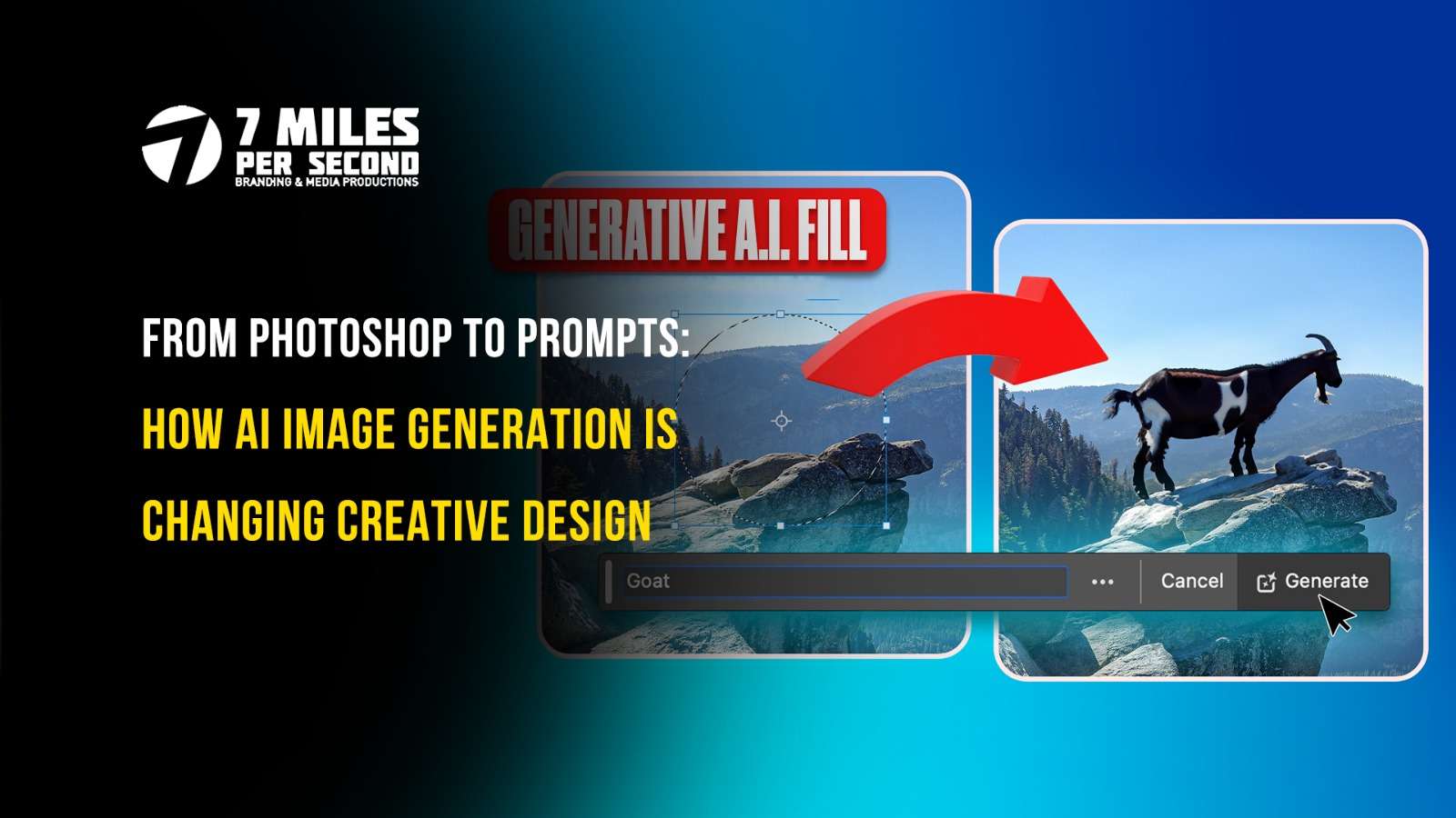 Designer using AI image generation tool in Chennai office to create futuristic visuals on computer screen.